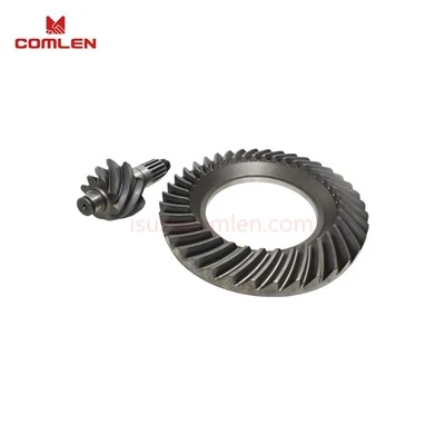 6HH1 Crown Ring And Pinion Gear Set 1412102129 CWP Crown Wheel & Pinion 8:38 For ISUZU MR133 FRR 1412105010 suppliers